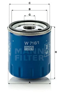 Oil Filter (W 716/1)