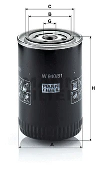 Oil Filter (W 940/81)