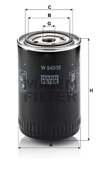 Oil Filter (W 940/35)
