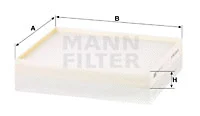 Filter, cabin air (CU 24 017)