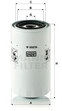 Oil Filter (W 950/36)
