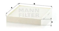 Filter, cabin air (CU 26 010)