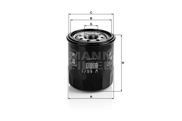 Oil Filter (W 68/1)
