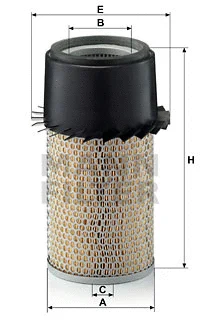 Air Filter (C 16 190/3 x)