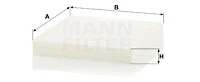 Filter, cabin air (CU 23 019)
