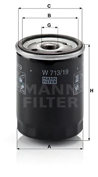 Oil Filter (W 713/19)