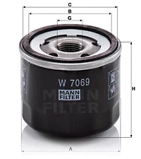 Oil Filter (W 7069)