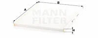 Filter, cabin air (CU 28 004)