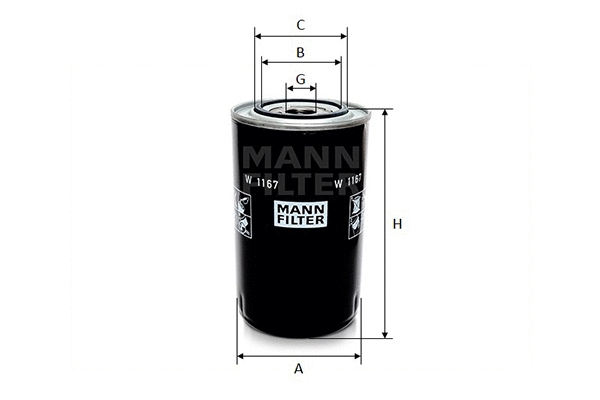 Oil Filter (W 1167)