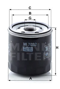 Oil Filter (W 7032)