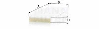 Filter, cabin air (CU 3649)