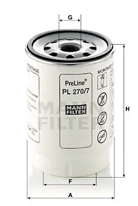 Fuel Filter (PL 270/7 x)