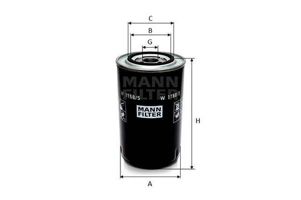 Oil Filter (W 1168/5)