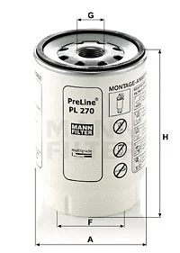 Fuel Filter (PL 270 x)