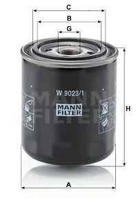 Hydraulic Filter, automatic transmission (W 9023/1)