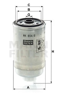 Fuel Filter (WK 854/6)