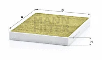 Filter, cabin air (FP 2842)