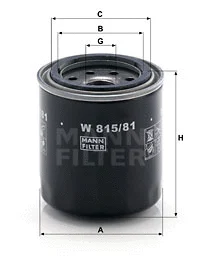 Oil Filter (W 815/81)