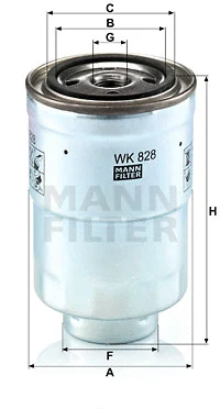 Fuel Filter (WK 828 x)