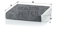 Filter, cabin air (CUK 1827)