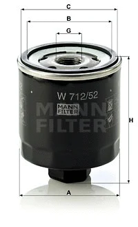 Oil Filter (W 712/52)