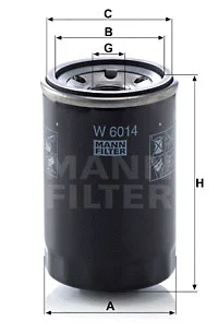 Oil Filter (W 6014)