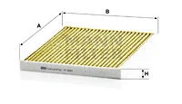Filter, cabin air (FP 2243)