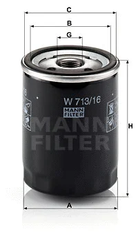 Oil Filter (W 713/16)