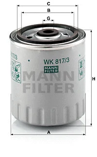 Fuel Filter (WK 817/3 x)