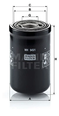 Hydraulic Filter, automatic transmission (WH 945/1)
