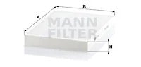 Filter, cabin air (CU 3037)