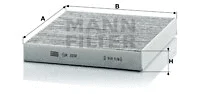 Filter, cabin air (CUK 2232)