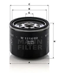 Oil Filter (W 1114/80)