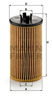 Oil Filter (HU 612/2 x)