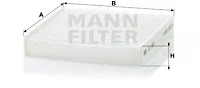 Filter, cabin air (CU 1827)