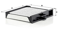 Filter, cabin air (CUK 2430)