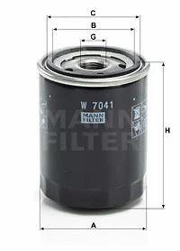 Oil Filter (W 7041)