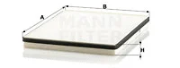 Filter, cabin air (CU 3132)