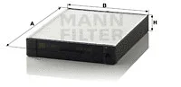 Filter, cabin air (CU 2647)