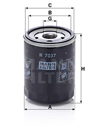 Oil Filter (W 7037)