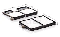 Filter, cabin air (CU 21 001-2)