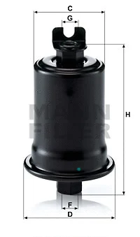 Fuel Filter (WK 614/30)