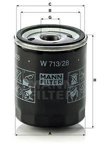 Oil Filter (W 713/28)