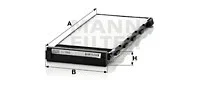 Filter, cabin air (CU 2808-2)