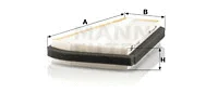 Filter, cabin air (CU 17 003)
