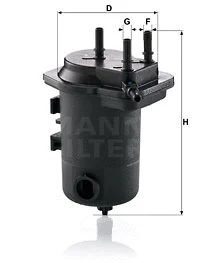 Fuel Filter (WK 939/9 x)