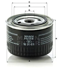 Oil Filter (W 914/4)