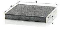 Filter, cabin air (CUK 2358)
