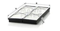 Filter, cabin air (CU 3759)