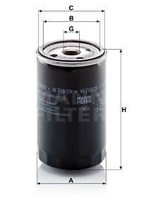 Oil Filter (W 719/29)